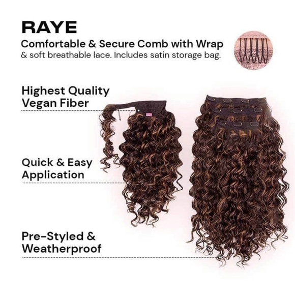 INH Hair Curly Hair Extensions - Picture 3 of 11